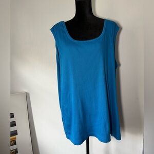 Roaman's Vibrant Blue Tank Top